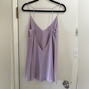 Superdown lavender mini dress, small